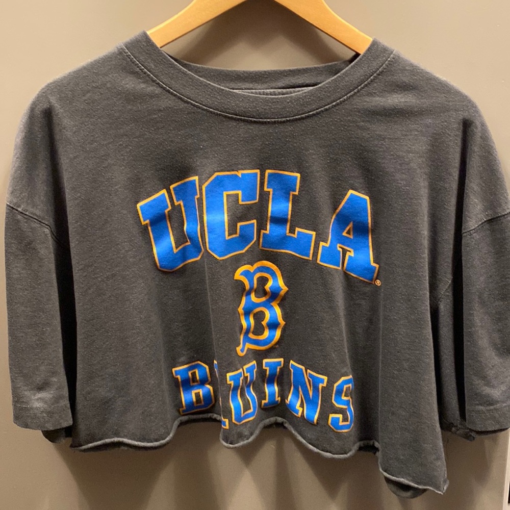 XXL grey ULCA bruins crop top